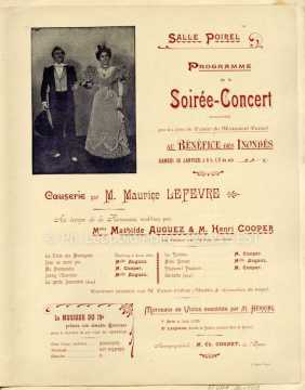 Programme d'un concert (Nancy)